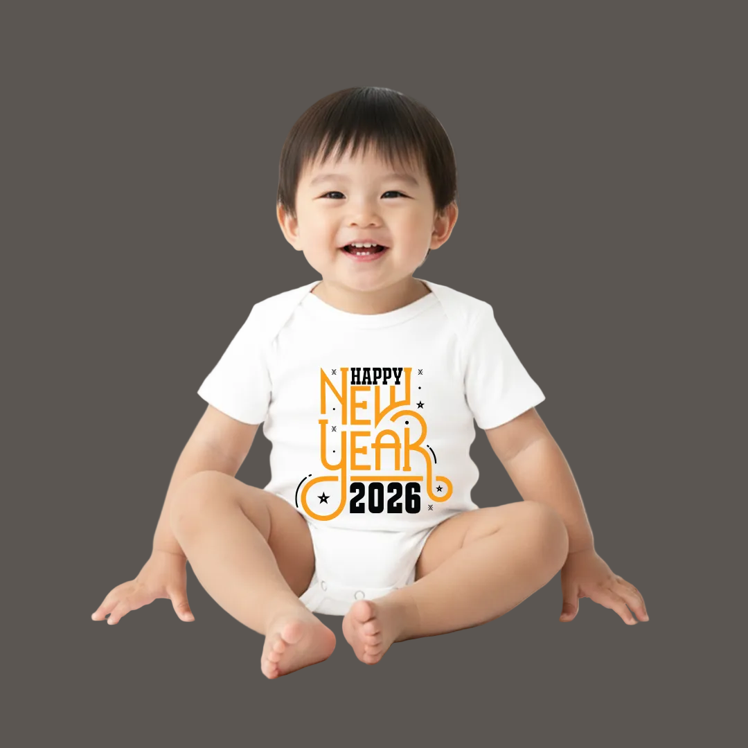 Matching Family New Year 2026 T-Shirts – Happy New Year 2026 Graphic Tees for Parents, Kids & Rompers– Custom NYE Family T-shirts – Matching New Year Eve Celebration T-Shirts