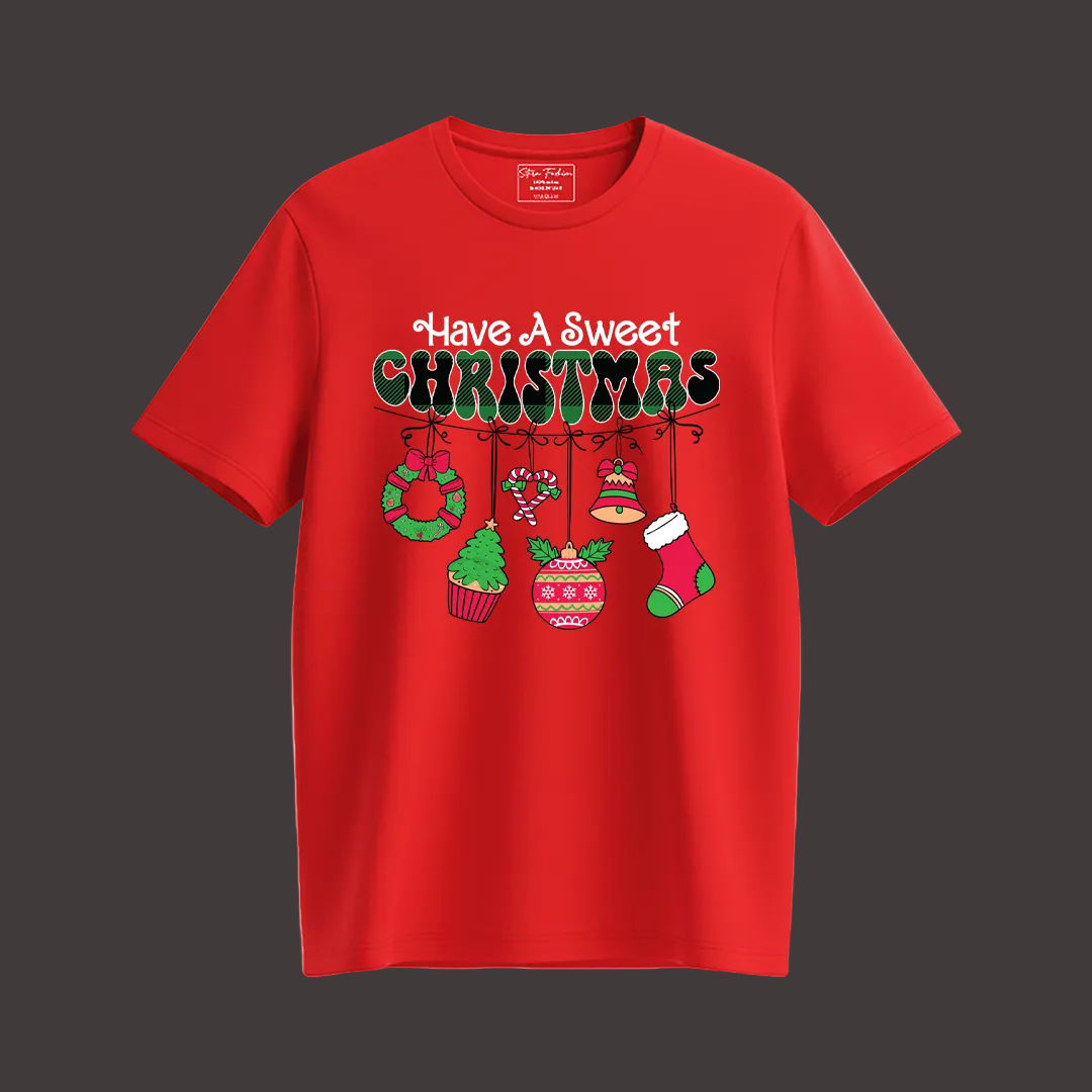 Personalized Family Christmas Shirts | Matching Christmas Crew T Shirts for Holiday Photo | Custom Xmas Pajamas Tee |