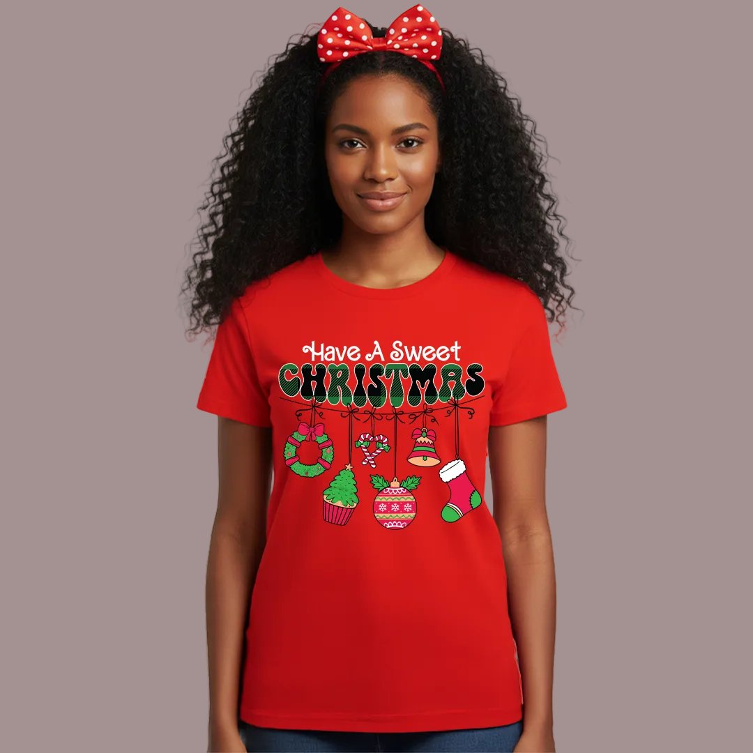 Personalized Family Christmas Shirts | Matching Christmas Crew T Shirts for Holiday Photo | Custom Xmas Pajamas Tee |