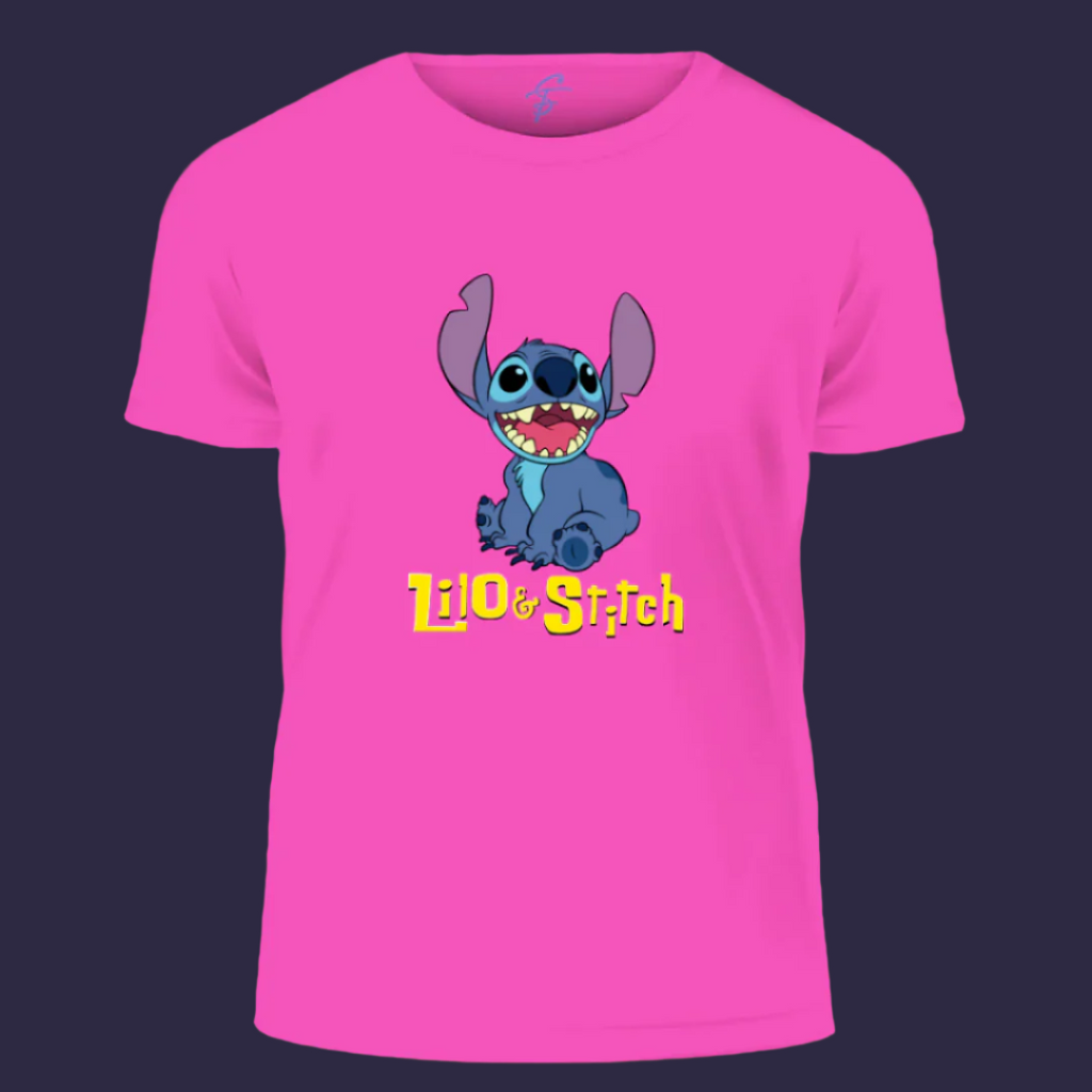 Lio and Stitch - Vibe Wear T-Shirt, 100% Cotton