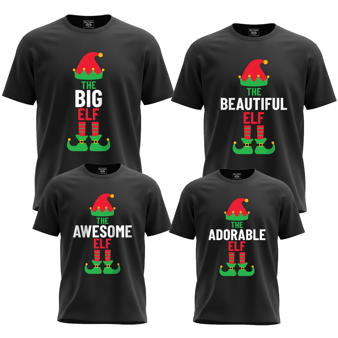 THE ELF FAMILY TSHIRT FOR FAMILY | ELF TSHIRT INDIVIDUAL- 1PCS